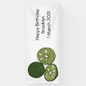 Banderoles Illustration de chaux Kaffir (Vertical)