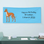 Banderoles Illustration de chien de chien de chien de chien d (Salon professionnel)