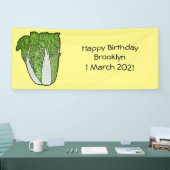 Banderoles Illustration de chou chinois (Salon professionnel)