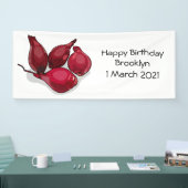 Banderoles Illustration de dessin animé Shallot (Salon professionnel)