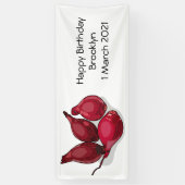 Banderoles Illustration de dessin animé Shallot (Vertical)