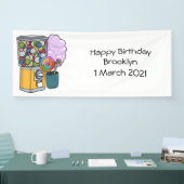 Banderoles Illustration de dessin de bonbon (Salon professionnel)