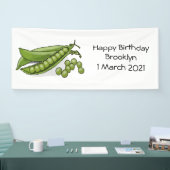 Banderoles Illustration de dessin de pois (Salon professionnel)