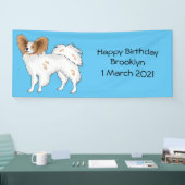 Banderoles Illustration de dessin pour chien de Papillon (Salon professionnel)