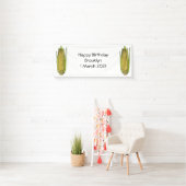 Banderoles Illustration de dessin sur le maïs (En situation)