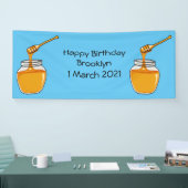 Banderoles Illustration de dessin sur le miel (Salon professionnel)