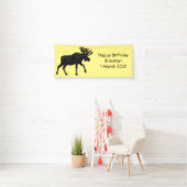 Banderoles Illustration de dessin sur l'orignal (En situation)