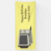 Banderoles Illustration de dessin sur ordinateur (Vertical)