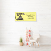 Banderoles Illustration de dessin téléphonique (En situation)