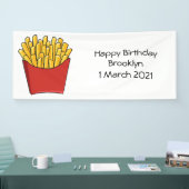 Banderoles Illustration de frites (Salon professionnel)