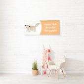 Banderoles Illustration de gecko tan tan mignon (En situation)