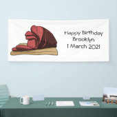 Banderoles Illustration de jambon (Salon professionnel)