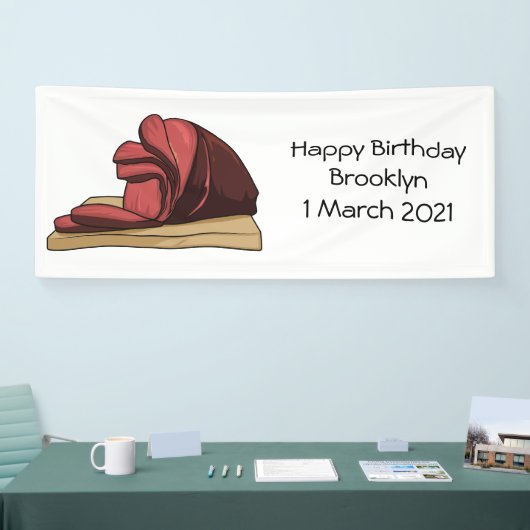 Banderoles Illustration de jambon (Salon professionnel)