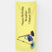 Banderoles Illustration de la bande dessinée Broom & mop (Vertical)