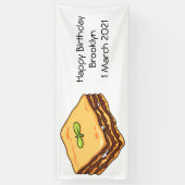 Banderoles Illustration de Lasagna (Vertical)