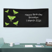 Banderoles Illustration de Luna Moth (Salon professionnel)