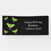 Banderoles Illustration de Luna Moth (Horizontal)