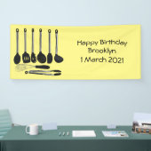 Banderoles Illustration de l'ustensile de cuisine (Salon professionnel)