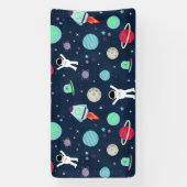 Banderoles illustration de motif spatial (Verticale)
