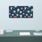 Banderoles illustration de motif spatial (Salon professionnel)
