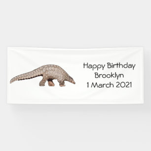 Banderoles Illustration de Pangolin