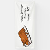 Banderoles Illustration de Peking duck (Vertical)