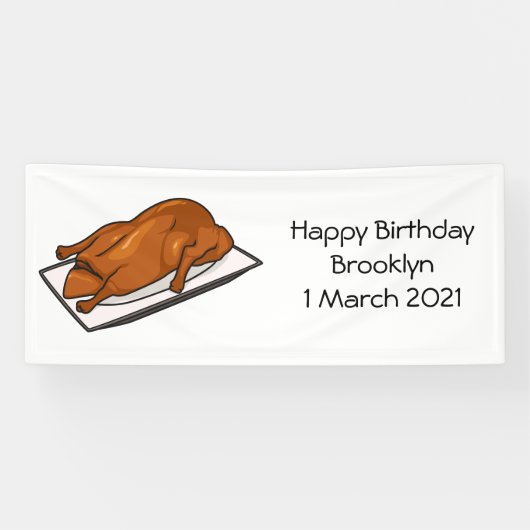 Banderoles Illustration de Peking duck (Horizontal)