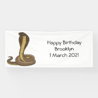 Illustration de serpent à cobra Brown