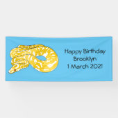 Banderoles illustration de serpent python birman de dessin an (Horizontal)