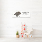 Banderoles Illustration de Styracosaurus (En situation)