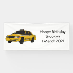 Banderoles Illustration de taxi