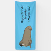 Banderoles Illustration de Walrus (Vertical)