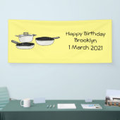 Banderoles Illustration des jeux de cuisine (Salon professionnel)