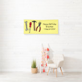 Banderoles Illustration des outils de menuiserie (En situation)