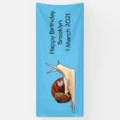 Banderoles Illustration d'escargot (Vertical)