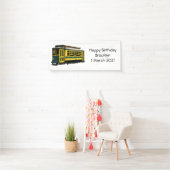 Banderoles Illustration du chariot Mata (En situation)