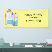 Banderoles Illustration du lait (Salon professionnel)