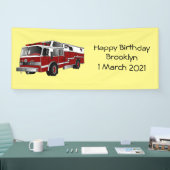 Banderoles Illustration du moteur à incendie (Salon professionnel)