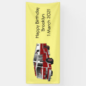 Banderoles Illustration du moteur à incendie (Vertical)