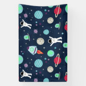 Banderoles Illustration du Motif spatial (Verticale)