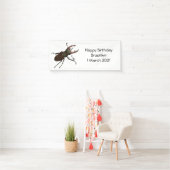 Banderoles Illustration du scarabée de stade (En situation)