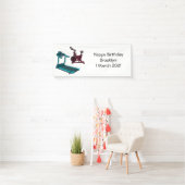 Banderoles Illustration du tapis roulant et de la bande dessi (En situation)