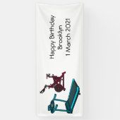 Banderoles Illustration du tapis roulant et de la bande dessi (Vertical)