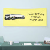 Banderoles Illustration du transport de carburant par camion- (Salon professionnel)