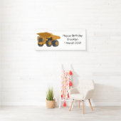 Banderoles Illustration d'un camion à grande échelle (En situation)