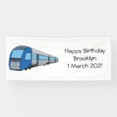 Banderoles Illustration d'un train électrique (Horizontal)