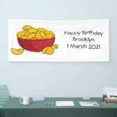 Banderoles Illustration d'une puce de pomme de terre (Salon professionnel)