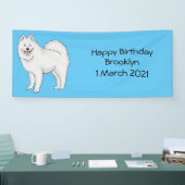 Banderoles Illustration Samoyed dog (Salon professionnel)