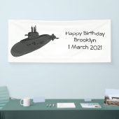 Banderoles Illustration sous-marine (Salon professionnel)