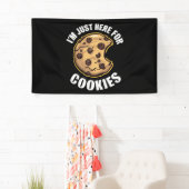 Banderoles I'm Just Here For The Cookies Funny Christmas (En situation)